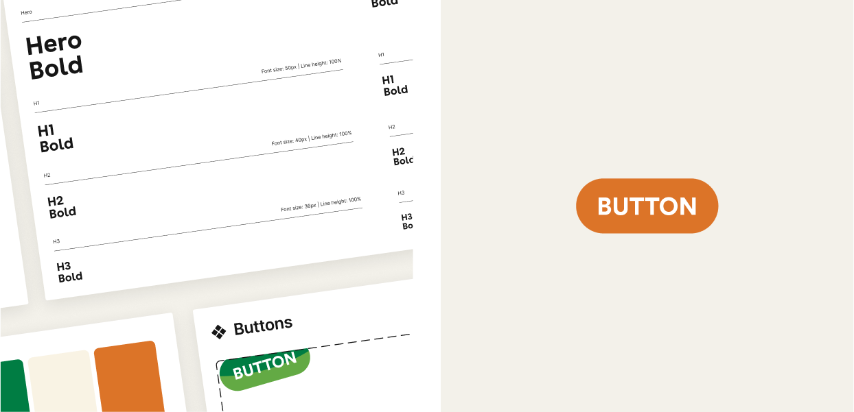 Hero bold button