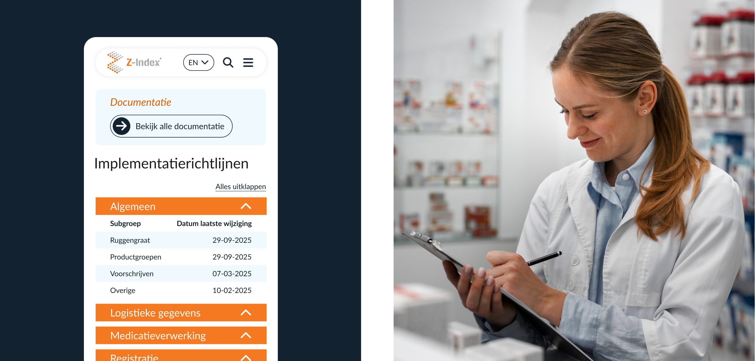 Z-Index medicijninformatie afbeelding