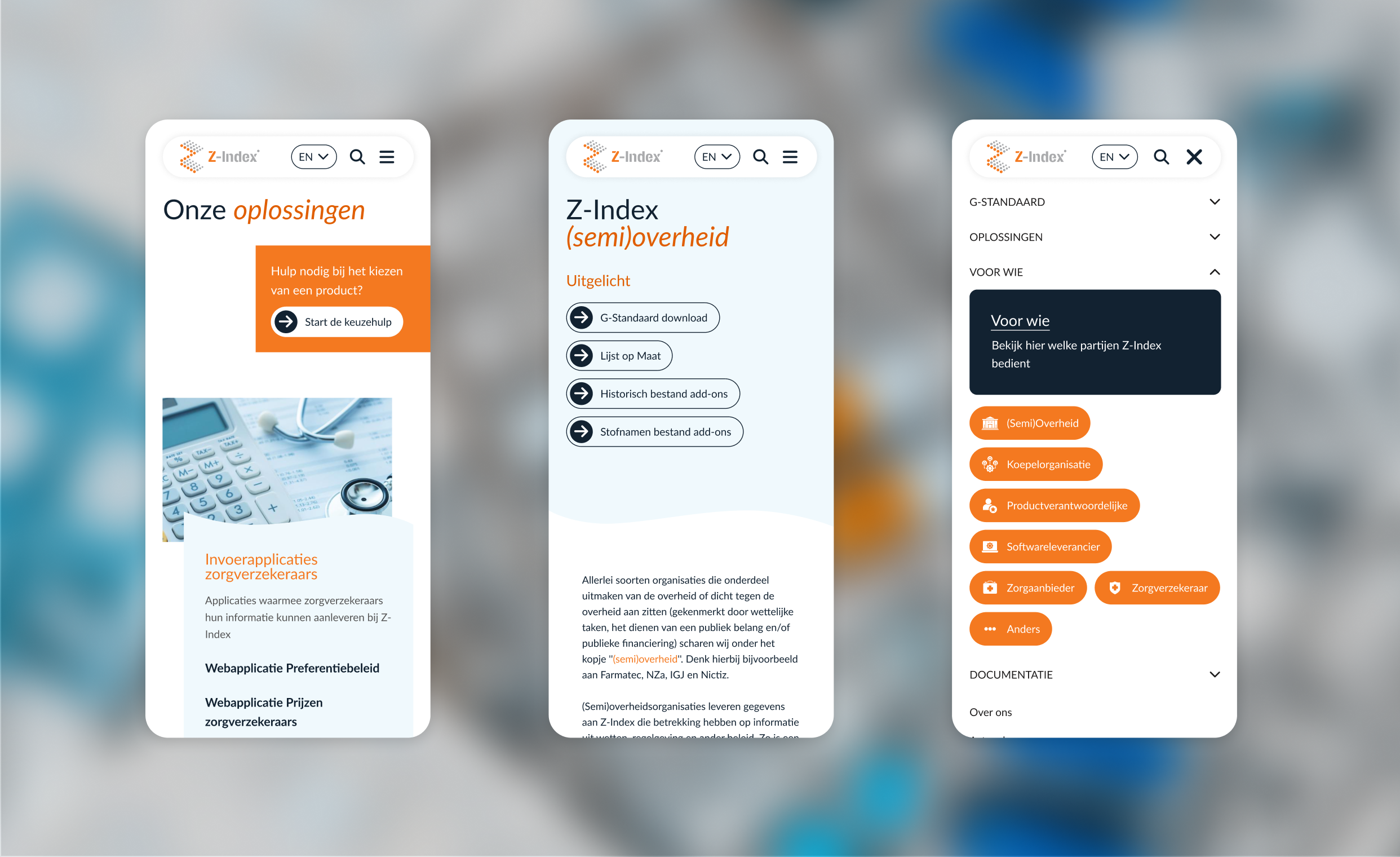 Afbeelding van Z-Index op mobiel