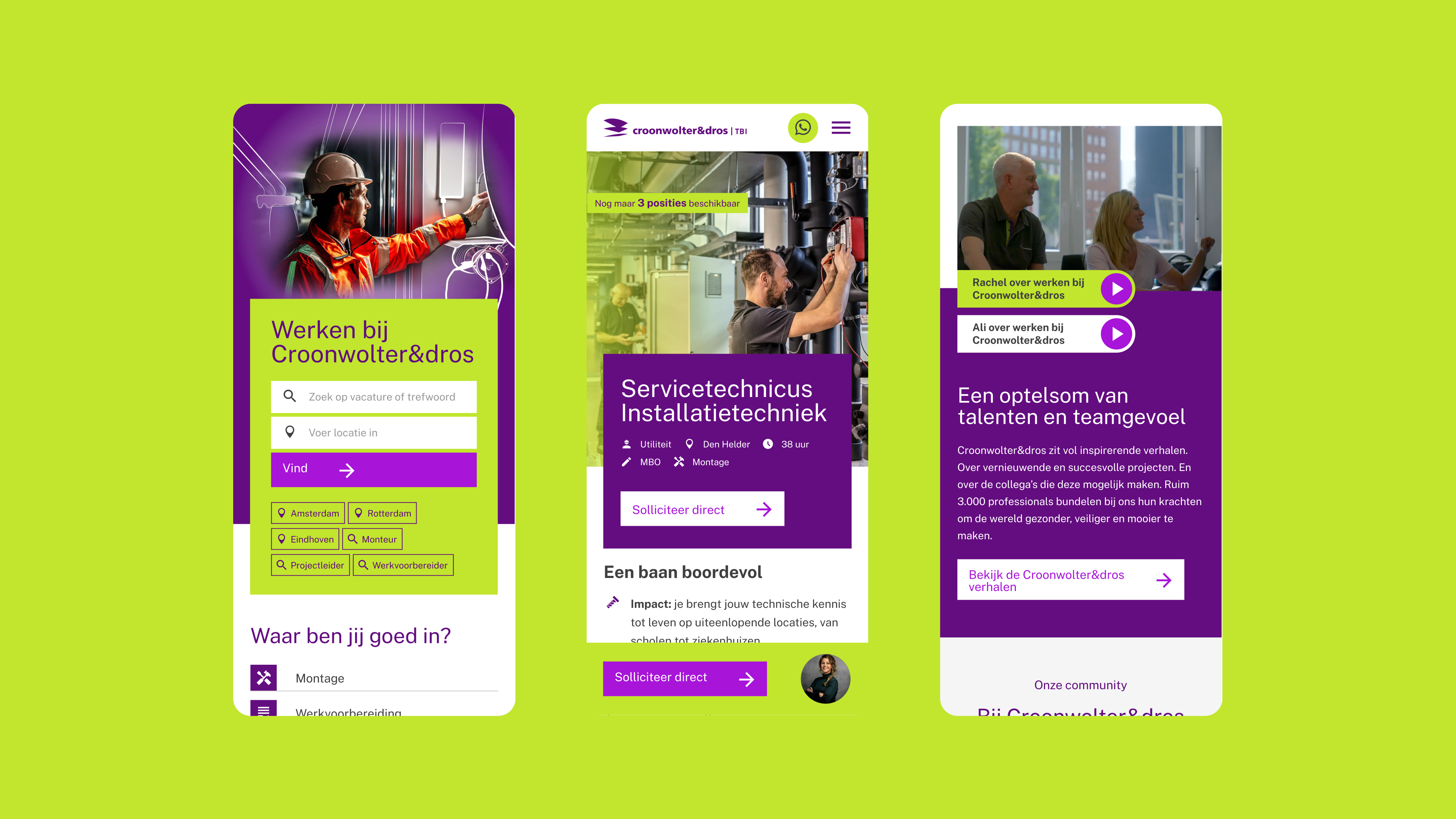 design van de nieuwe werken bij omgeving van croonwolterdros gebouwd door synetic in drupal