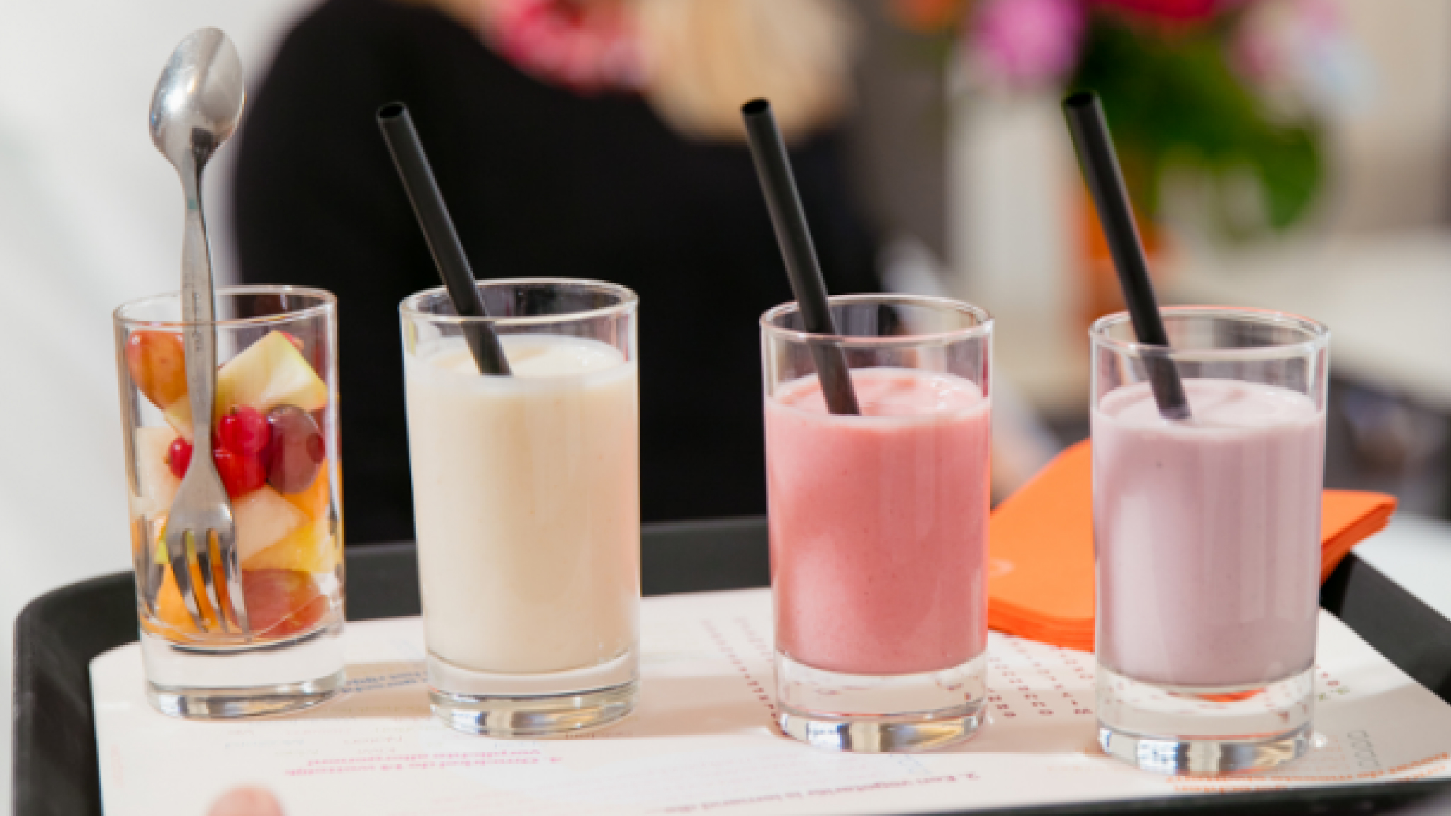FoodforCare waar 4 smoothies te zien zijn